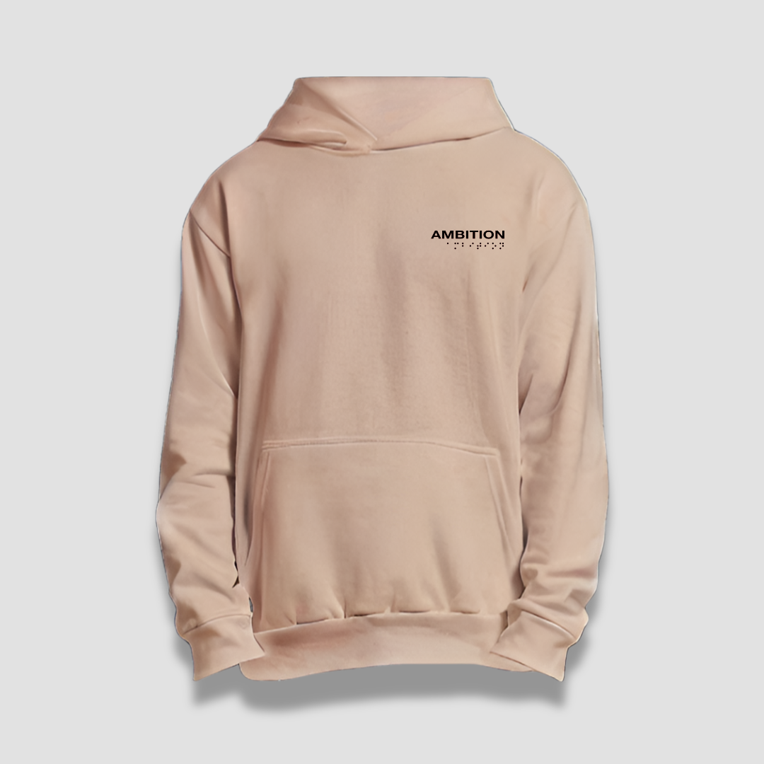 Braille Ambition Frost White Hoodie