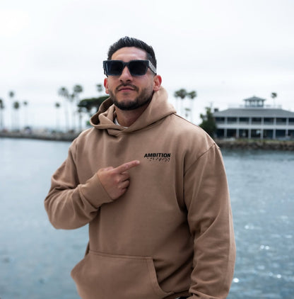 Braille Ambition Sand Hoodie